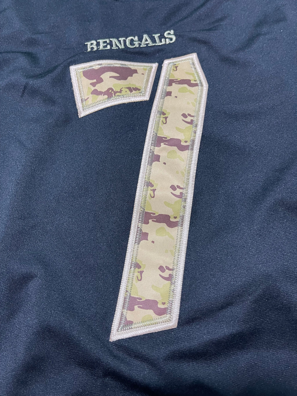 #7 Black Label Football Jersey