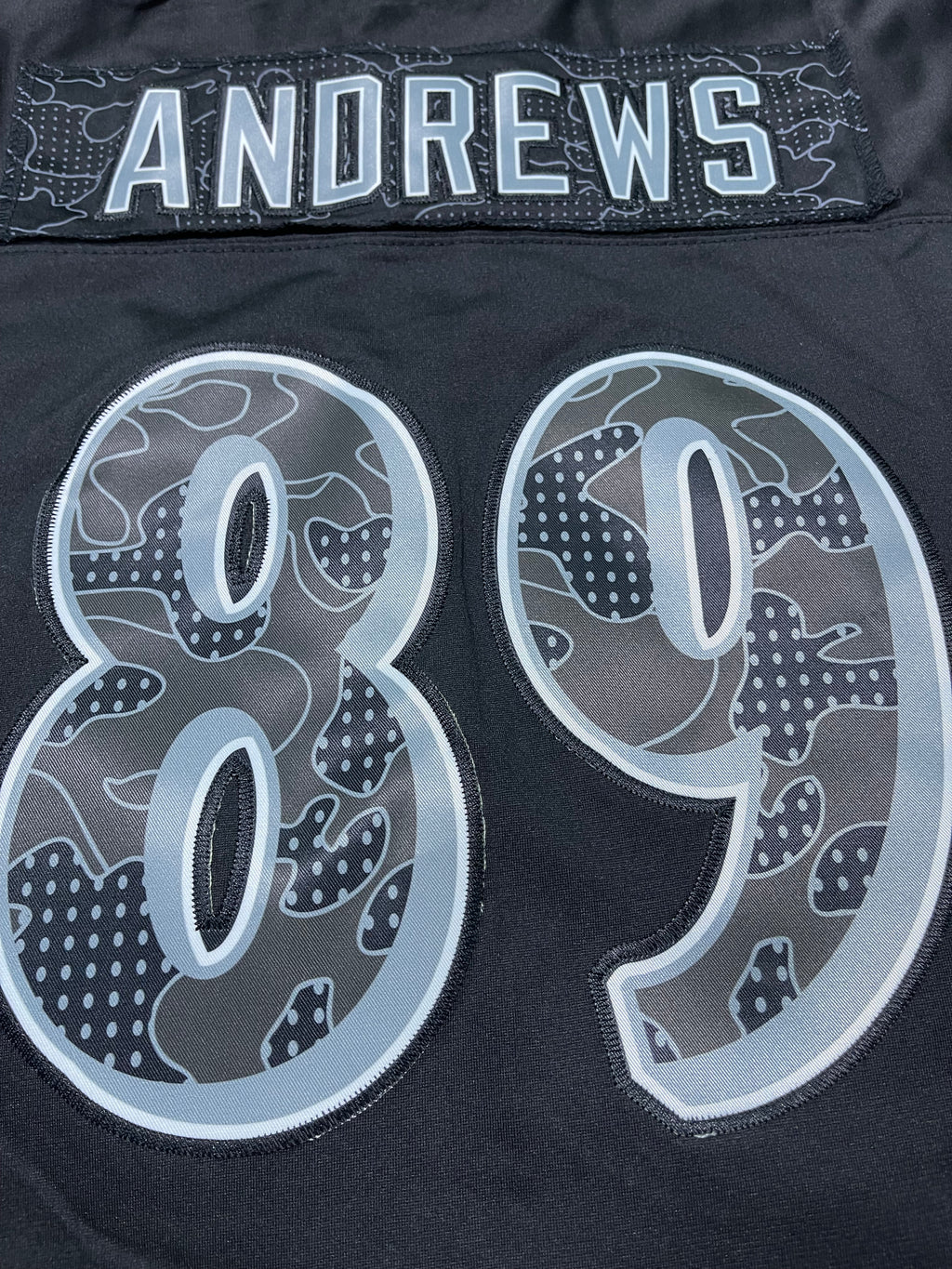 #89 Blackout Edition Football Jersey