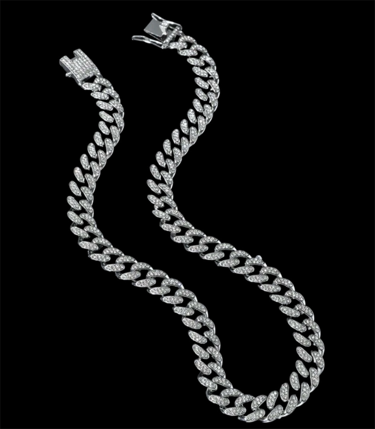 Iced out hip hop money pendant chain